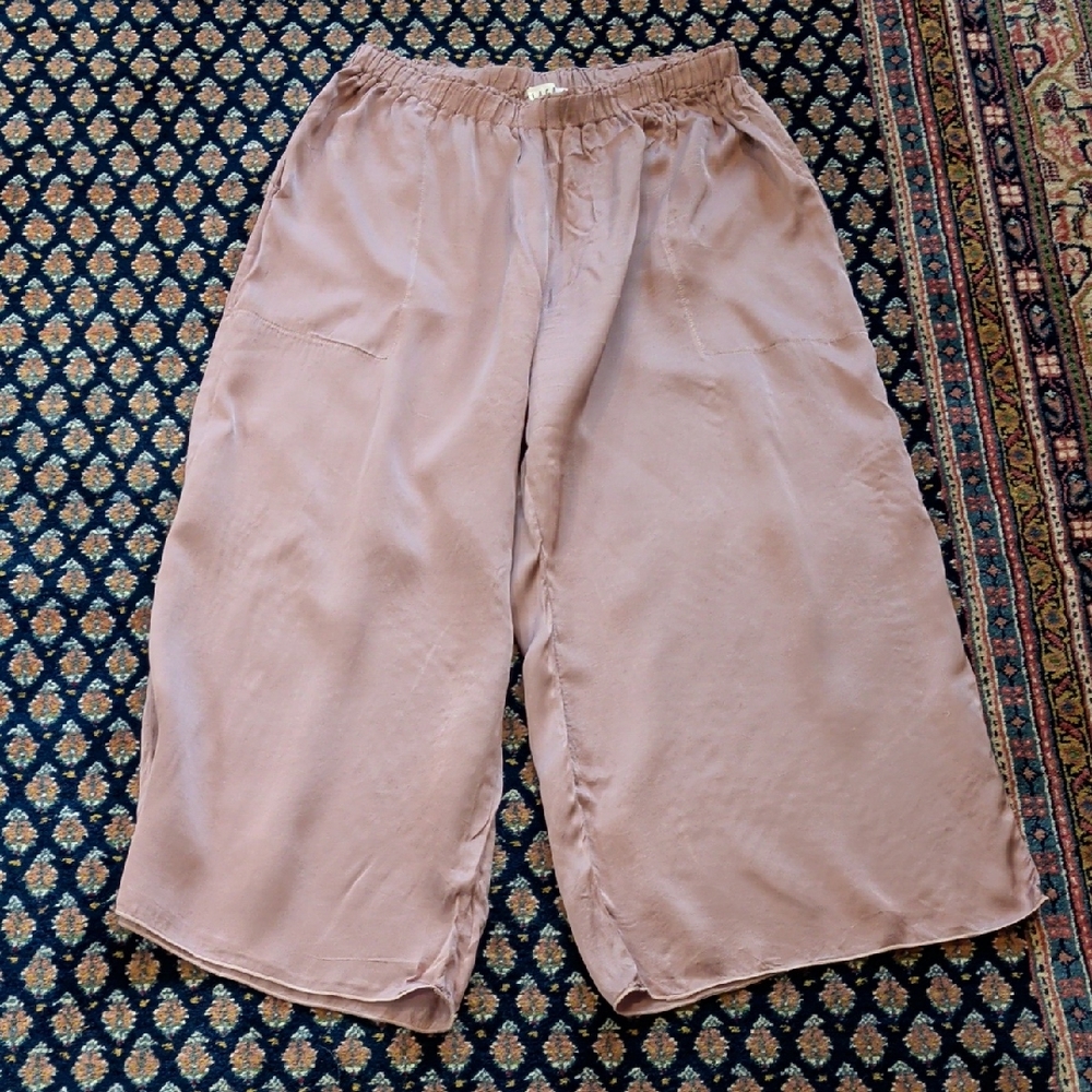 LACAUSA Silky Pants in Mauve